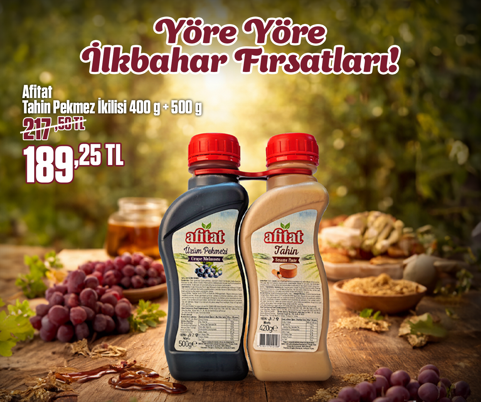 Afitat  Tahin-Pekmez İkilisi